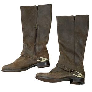 UGG‎ Channing II Leather Riding Boots Brown Women’s Size 8.5 Equestrian Shoes